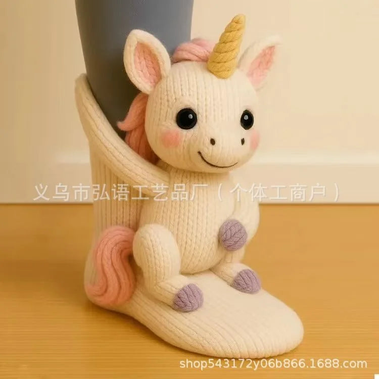 3D Knit Animal Socks