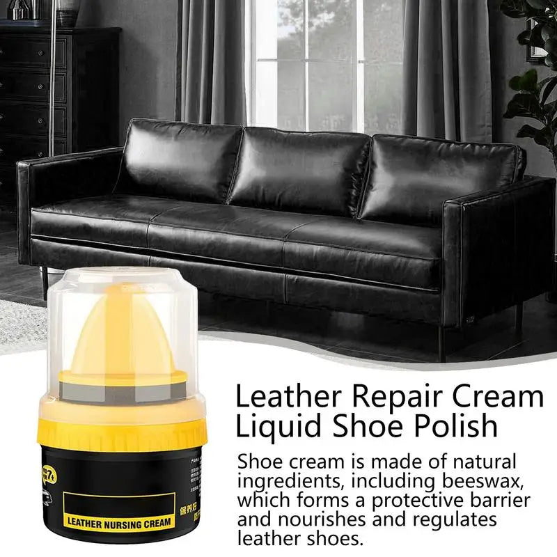 Leather Repair Cream Liquid Shoe Polish