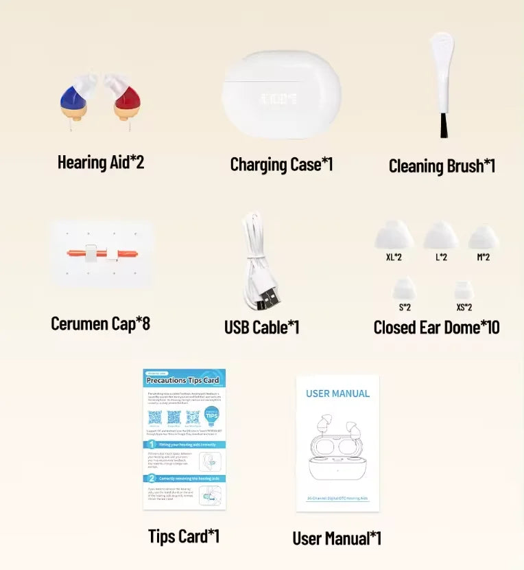 Micro CIC Heaing Aids (App Controlled)