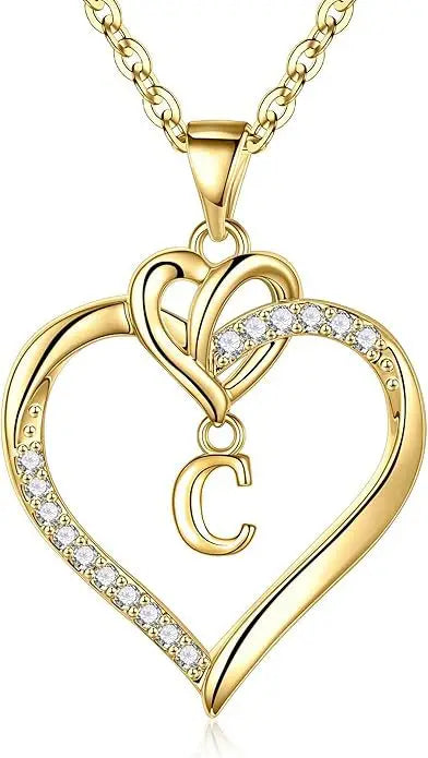 Initial Necklace "Love"