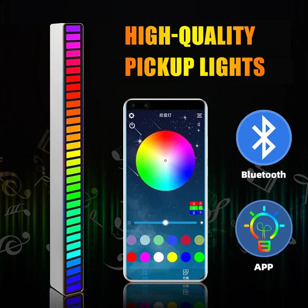 Wireless Sound Activated RGB Light Bar