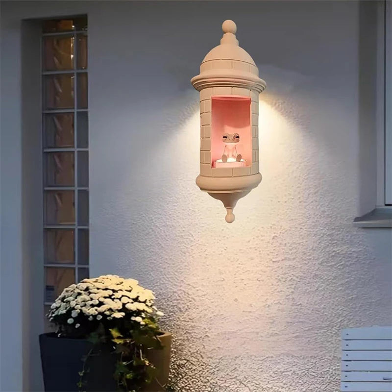 Puerto Rican Garita Wall Coqui Lamp