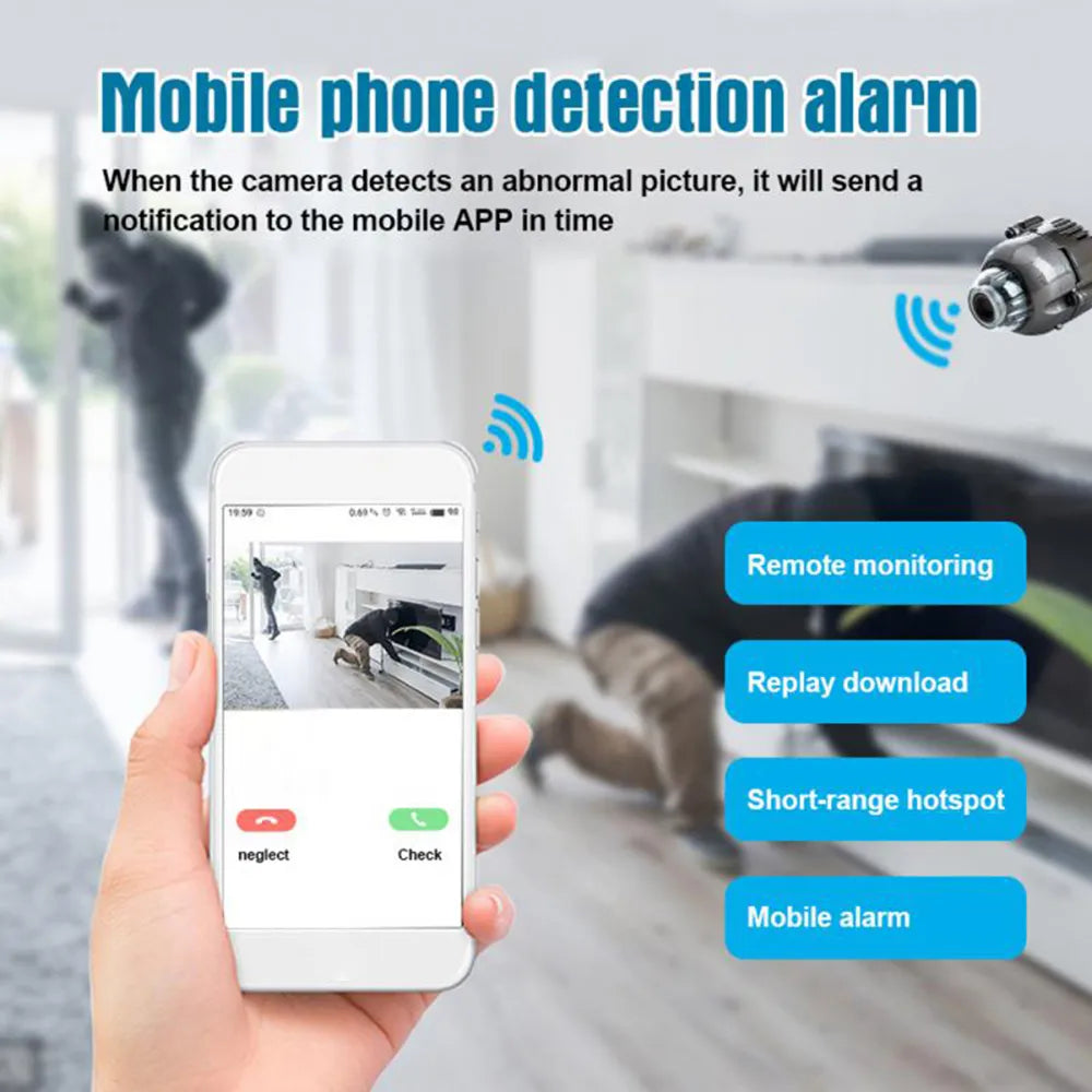 Luxury Upgrade Mini Wireless Wifi Camera 1080P HD