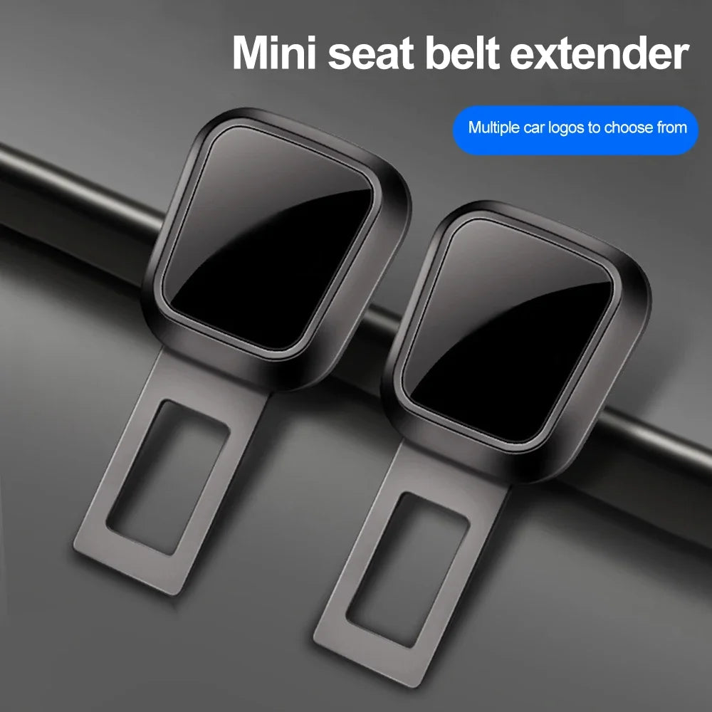 Metal seat belt extension for high-end vehicles