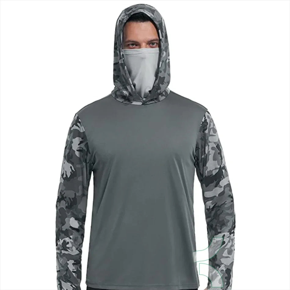 Outdoor activity essential—hooded mask integrated design