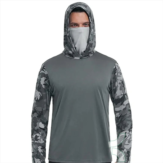 Outdoor activity essential—hooded mask integrated design