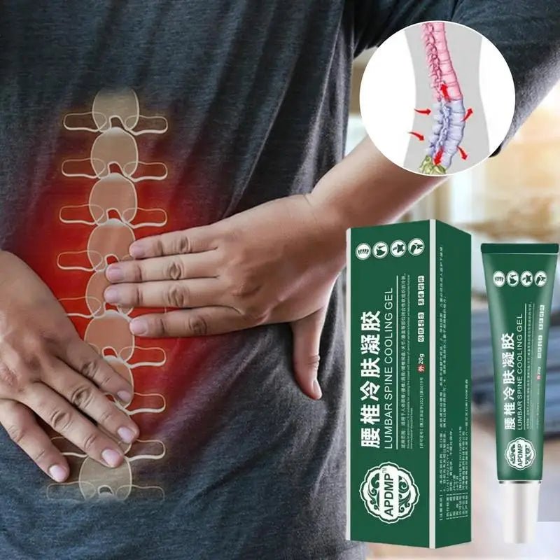 Lumbar type cold compress gel