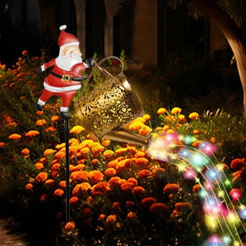 Christmas Solar Kettle Lights Garden Lawn Decorative Lights