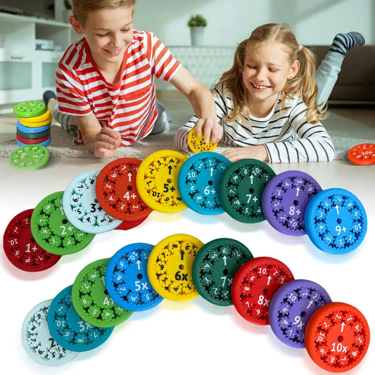 Math Facts Fidget Spinners