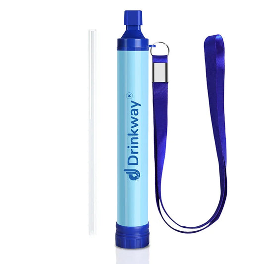 Personal Straw Water Filter for Camping, Hiking, Survival, Emergency, Travel