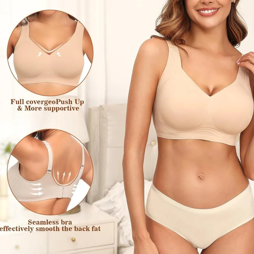Wireless Comfy Push Up Bra
