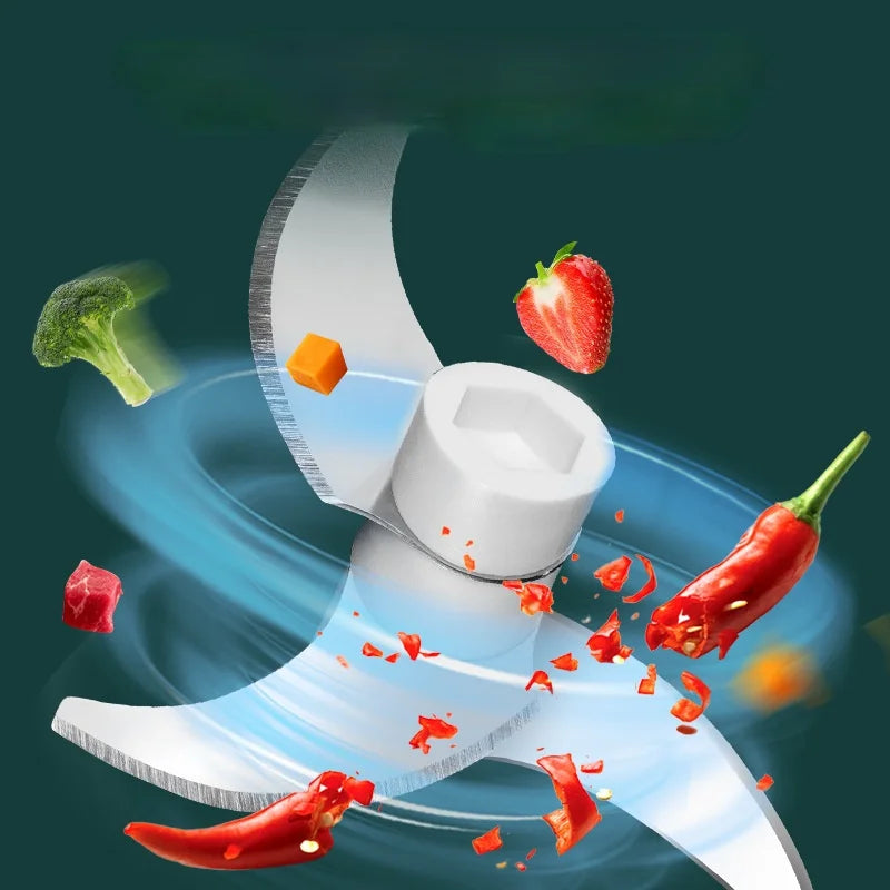 Mini Wireless Electric Garlic Chopper