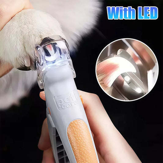 LED Light Pet Nail Clippers - 5X Magnification