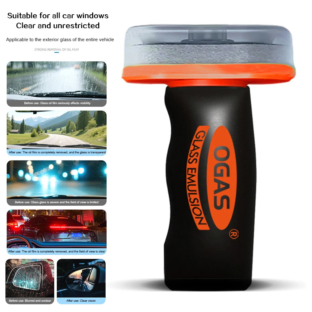 Automotive Oil Film Cleaning Brush for Car Windows – Glass Cleaning Board