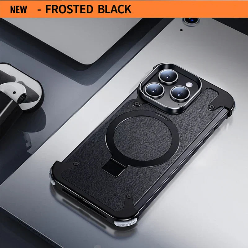 Magsafe Magnetic Pivot Ring Stand Air Cushion Case Cover