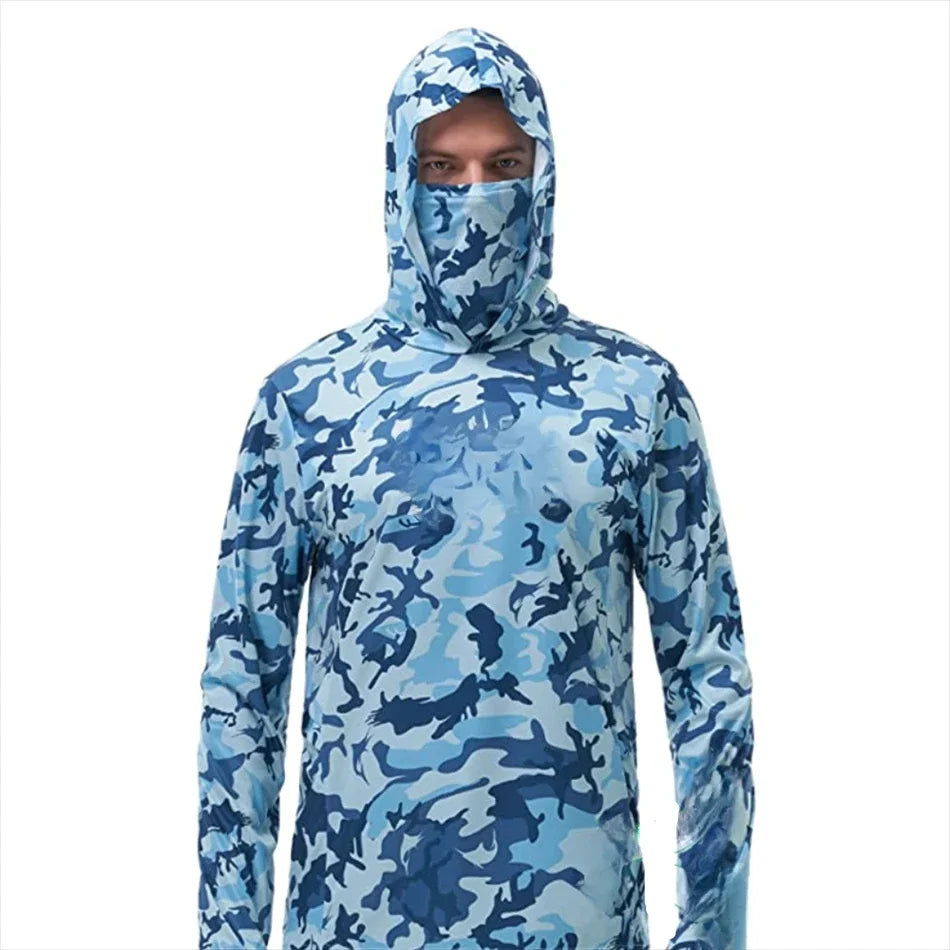 Outdoor activity essential—hooded mask integrated design