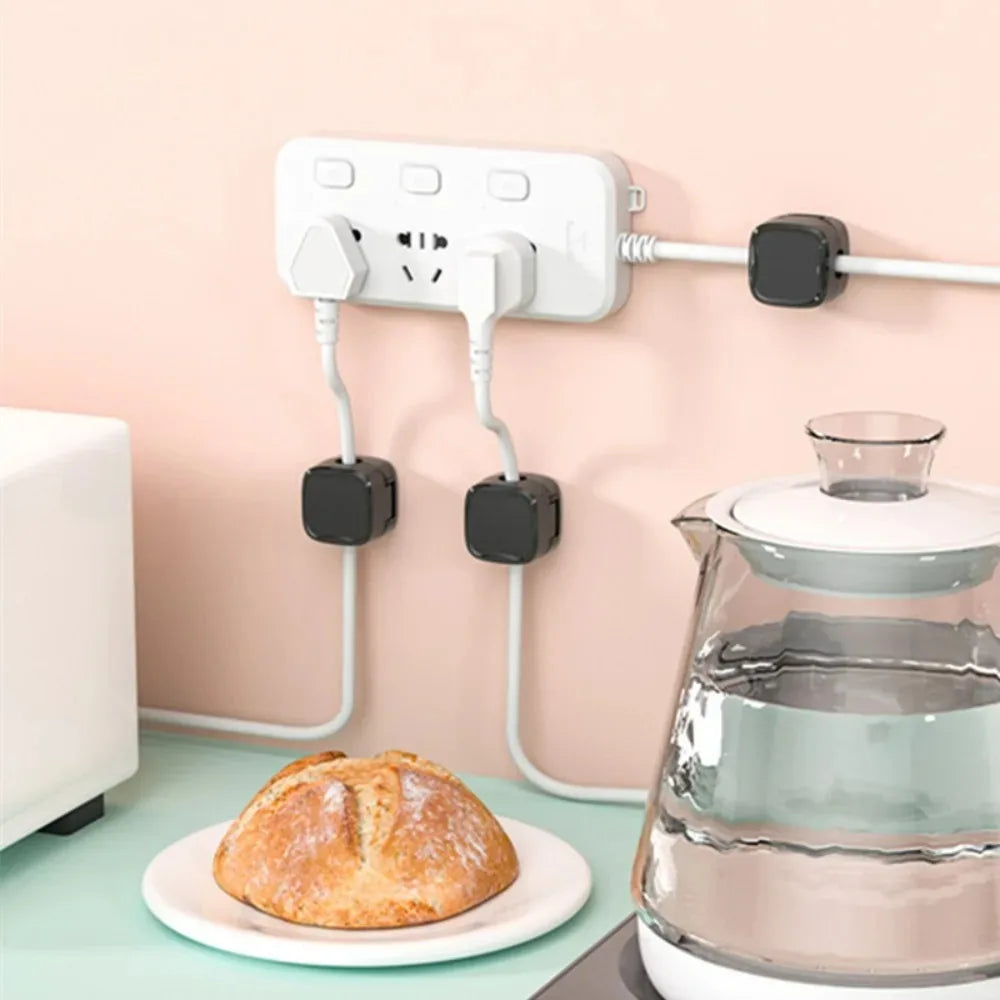 Magnetic Cord Organizer, Easy Secure Adhesive Cable Management