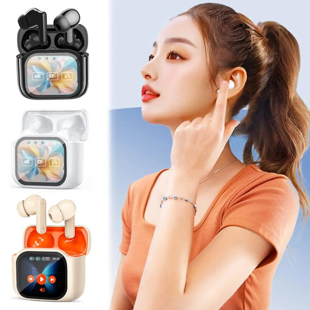 Wireless Bluetooth Translation Earphone With LED display screen(Fit iOS & Android)