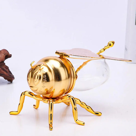 Decorative Bee-Shaped Honey Jar