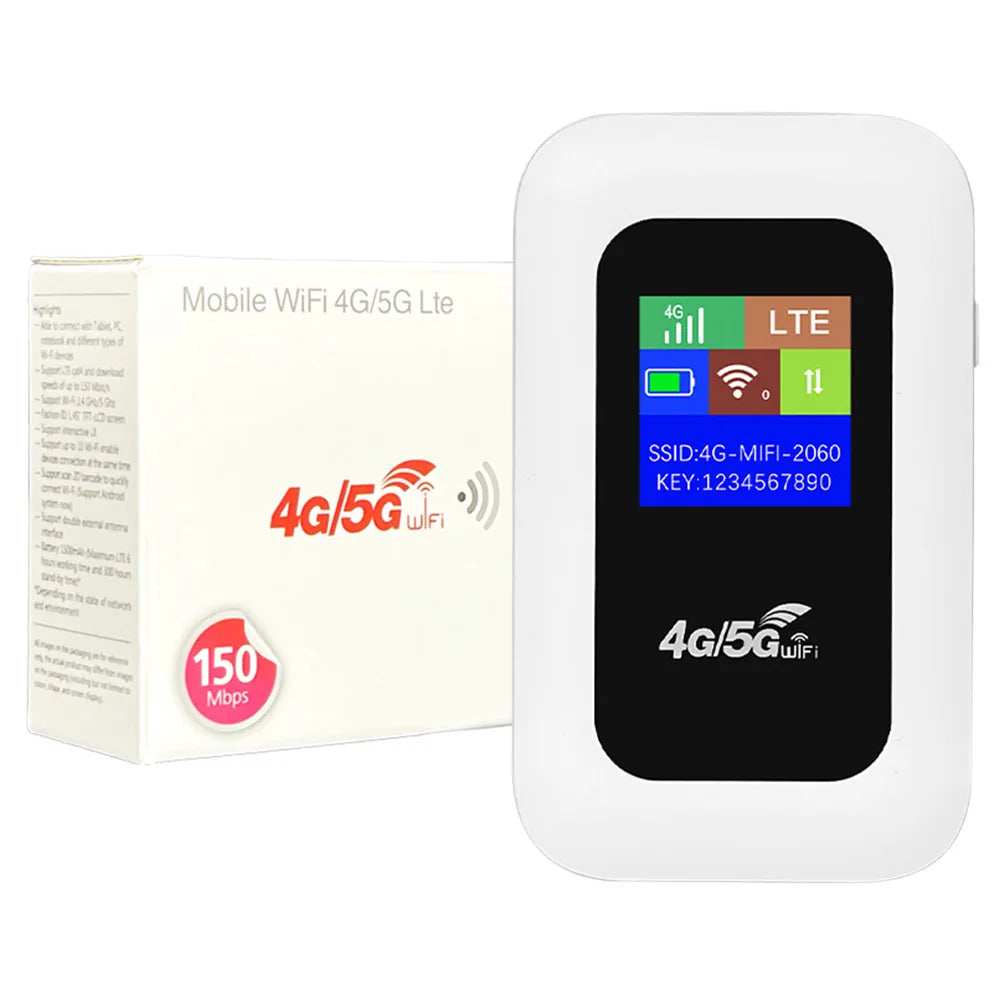 Next-Gen 5G & WiFi 6 Portable Mobile Hotspot