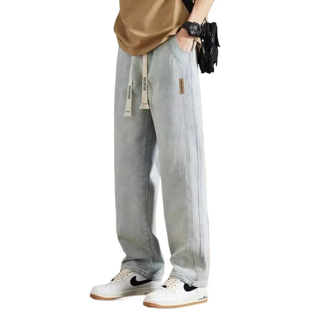 Men's Loose Straight Jeans