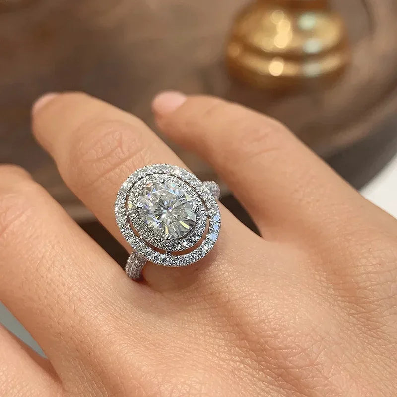 💍3 Carat Super Sparkling zircon Ring