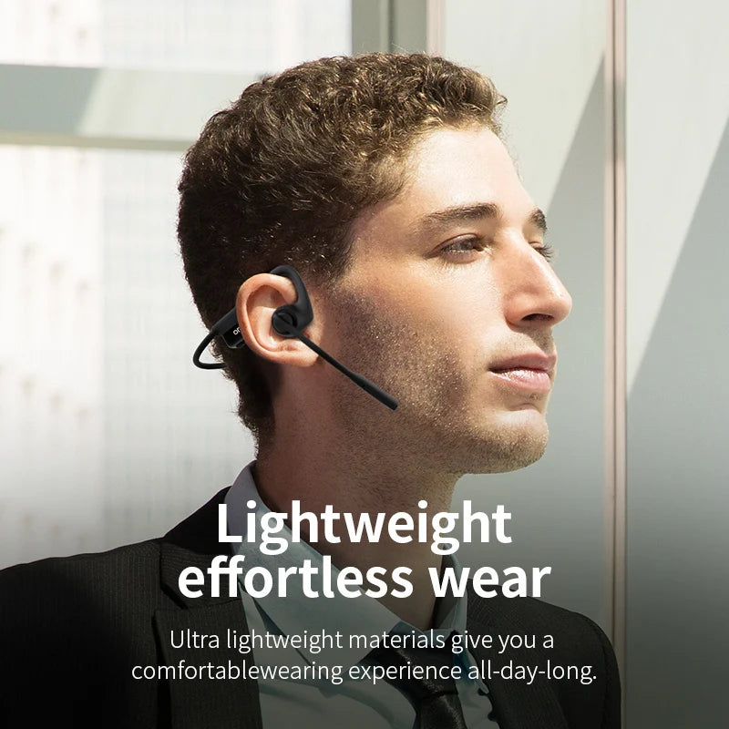 Open Air Conduction Wireless Bluetooth Headset with Microphone