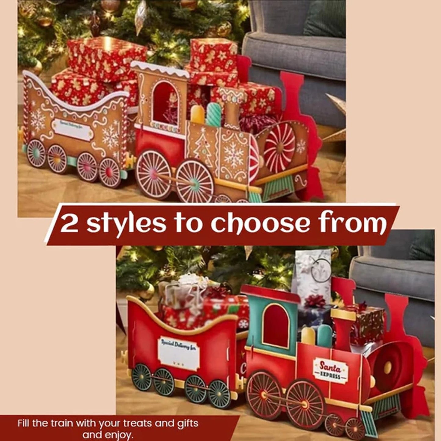 Santa’s Gift Train — Deliver Holiday Cheer in Style!