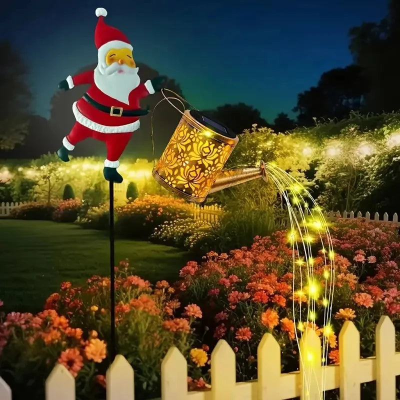 Christmas Solar Kettle Lights Garden Lawn Decorative Lights