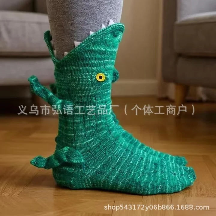 3D Knit Animal Socks