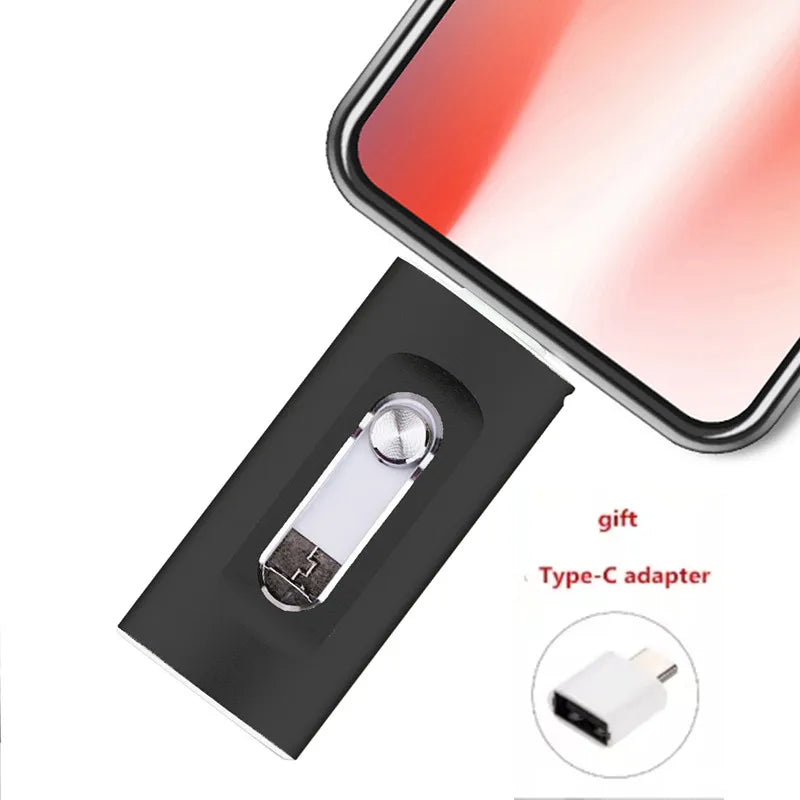 3 in 1 Flash Drive, Portable High Speed USB