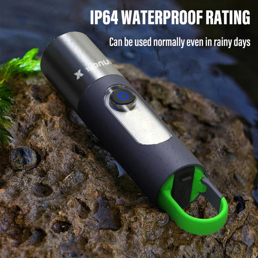 LED Rechargeable Tactical Laser Flashlight 2000 High Lumens