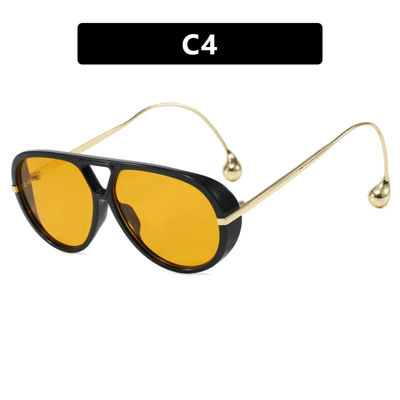 Luxury Brand Designer Oversized Pilot Sunglasses
