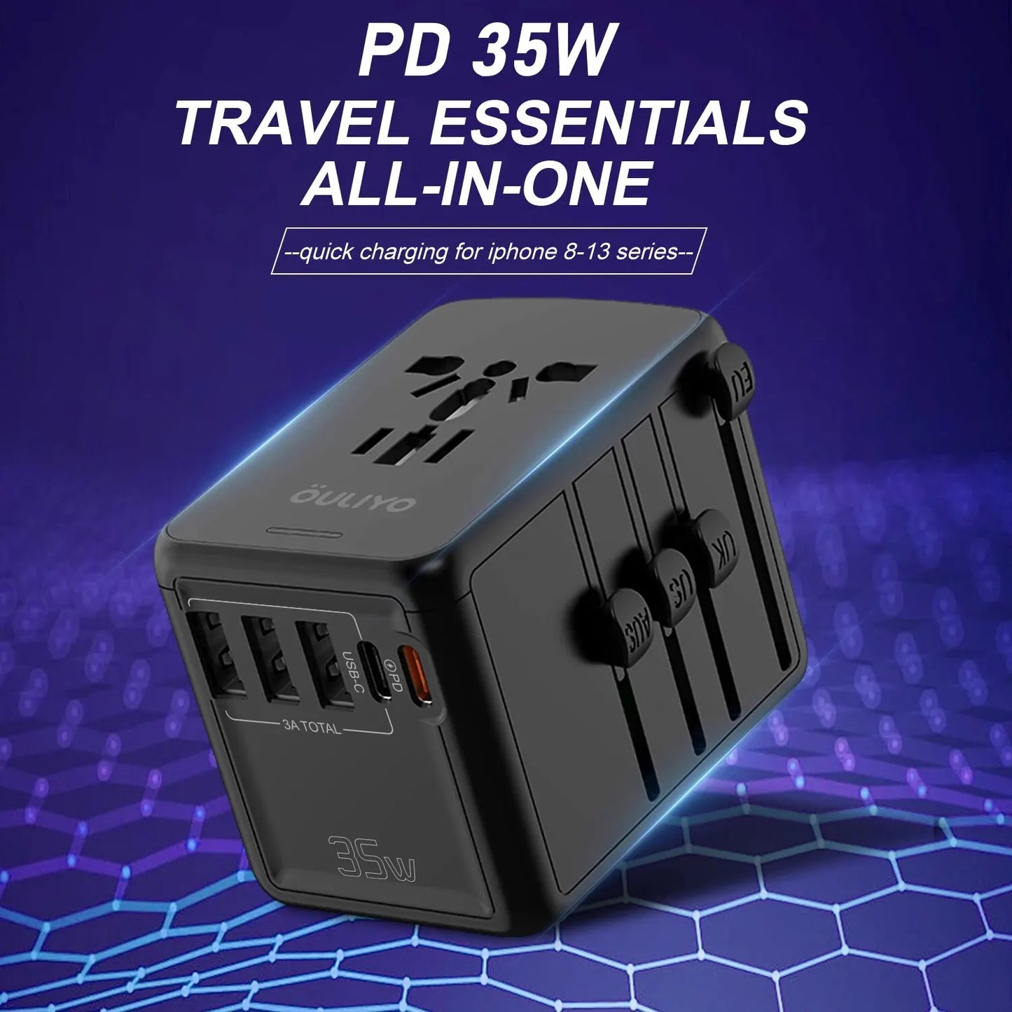 Multifunctional travel charger converter