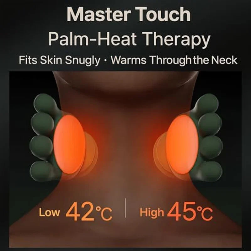3D Shiatsu Neck & Shoulder Massager with Soothing Heat