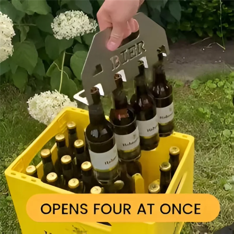 The Quad Beer Opener & Carrier