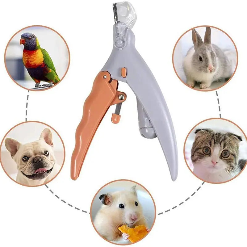 LED Light Pet Nail Clippers - 5X Magnification
