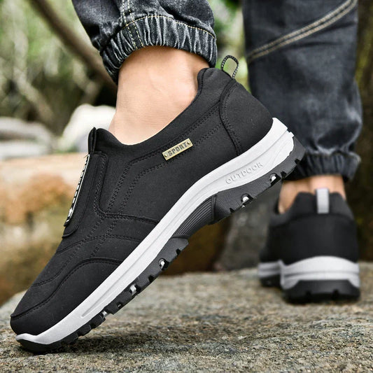 Men's Comfortable Waterproof Breathable Orthopedic Walking Shoes Hiking Shoes