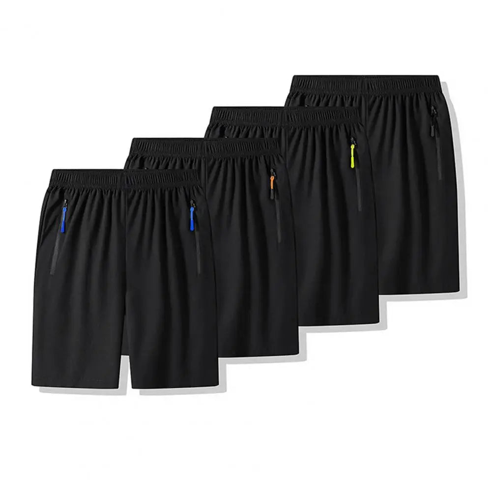 Men's Plus Size Ice Silk Stretch Shorts
