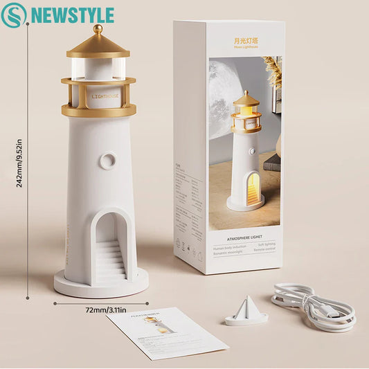 Moonlight Lighthouse Night Light