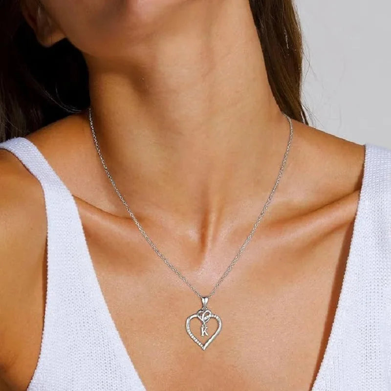 Initial Necklace "Love"
