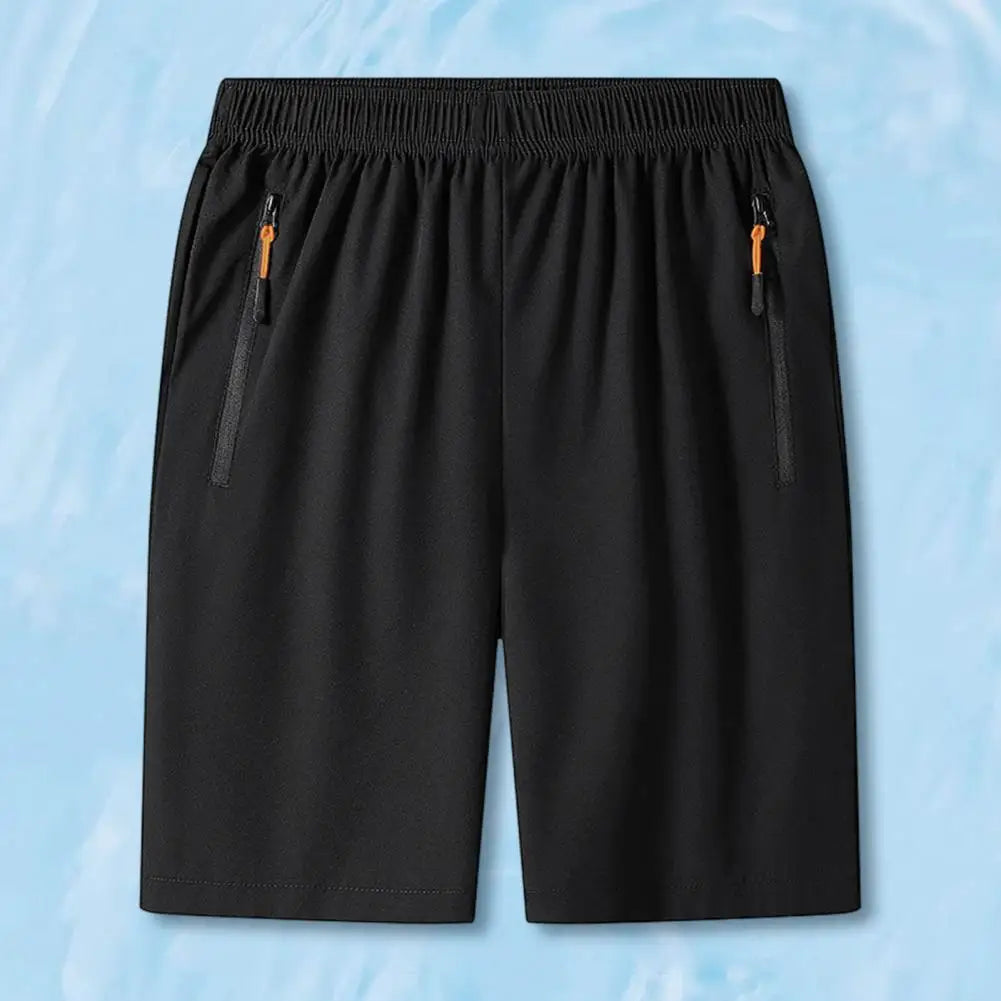 Men's Plus Size Ice Silk Stretch Shorts