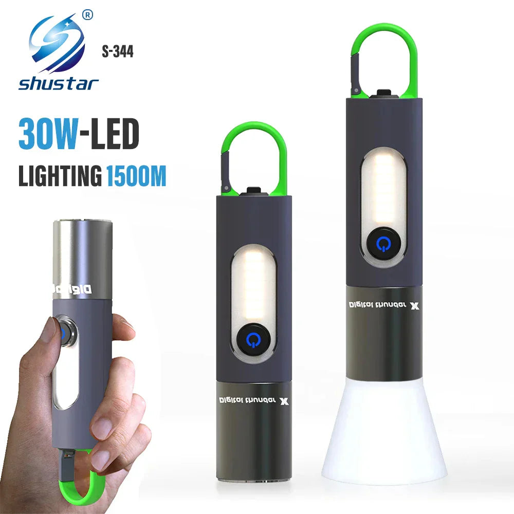 LED Rechargeable Tactical Laser Flashlight 2000 High Lumens