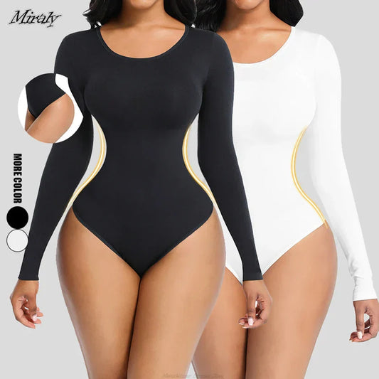 Long Sleeve Thong Bodysuit