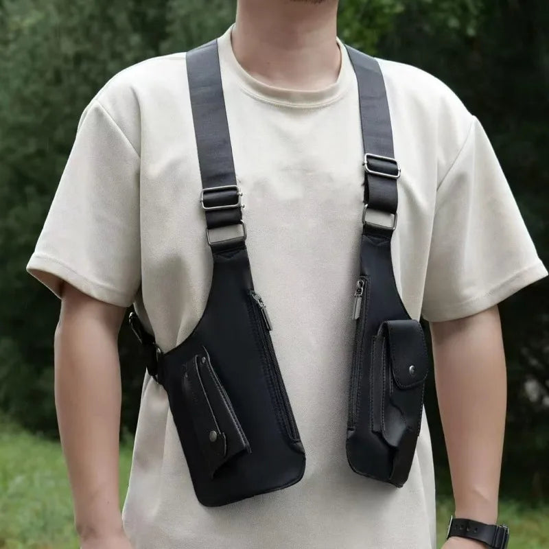 PU Multi-Purpose Men's Crossbody Bags