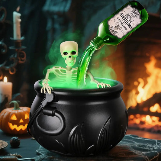 Halloween Floating Potion Cauldron with Mist Maker