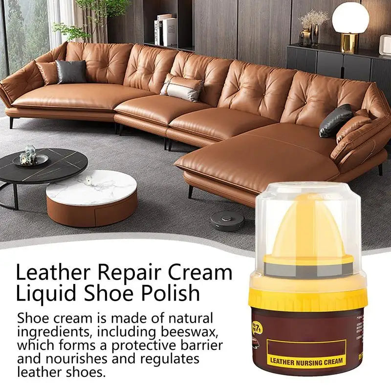 Leather Repair Cream Liquid Shoe Polish