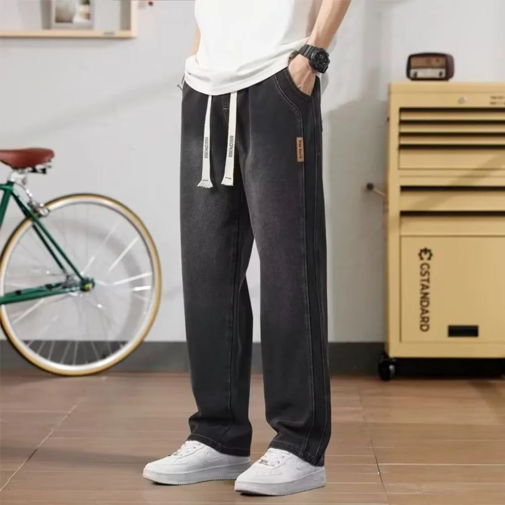 Men's Loose Straight Jeans