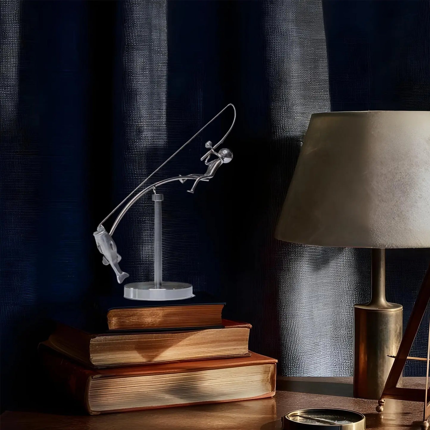 The Fisherman Balancing Sculpture