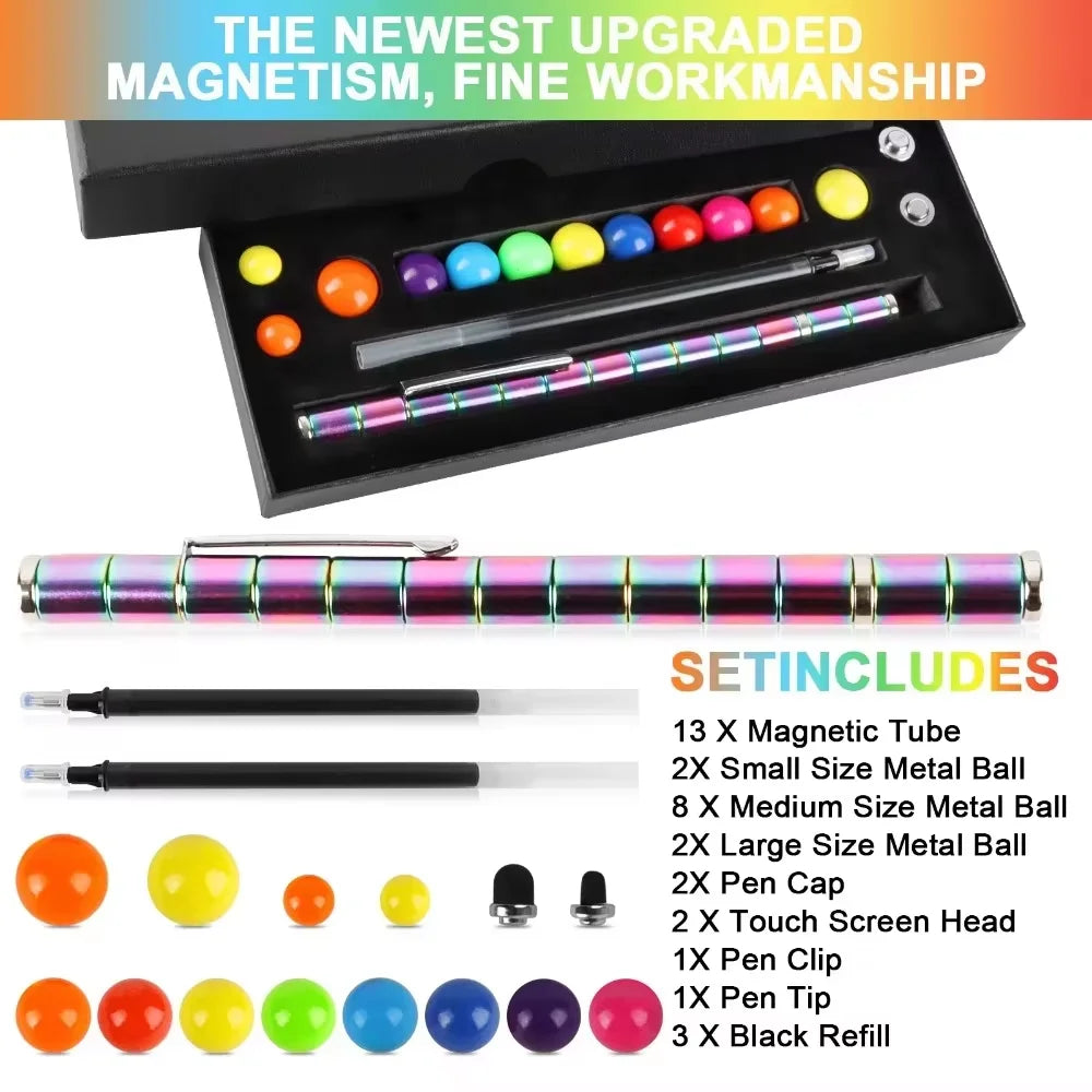 Magnet Fingertip Toy Pen — Relax & Focus